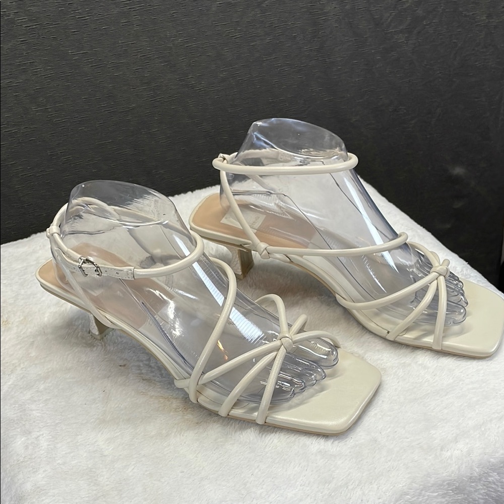 Dolce Vita Cream Strappy Heels